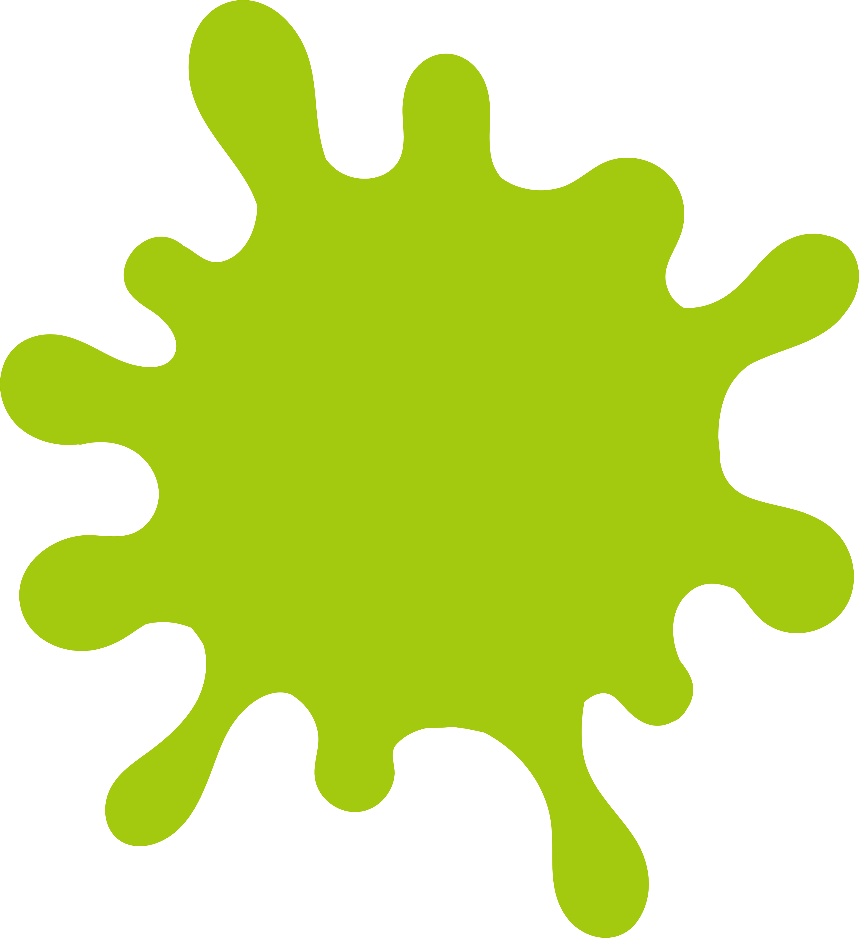 黄緑のペイント