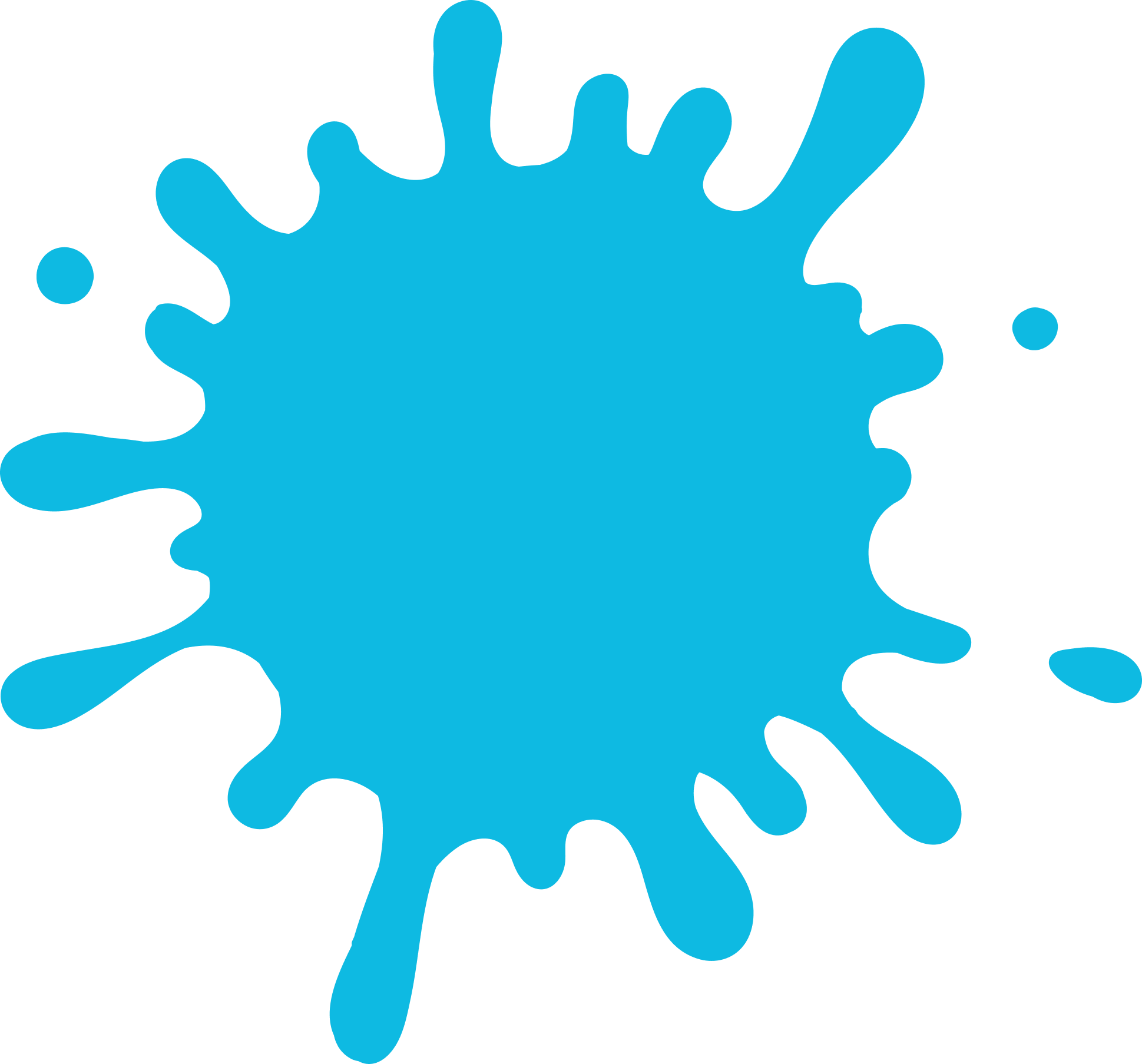 オレンジ色のペイント