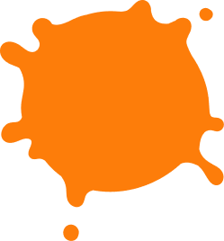 オレンジのペイント